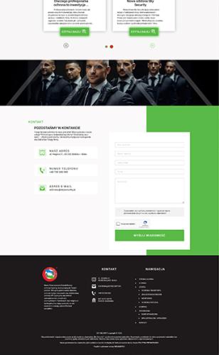 SkySecurity – Profesjonalne strony ochroniarskie z Dreamsites